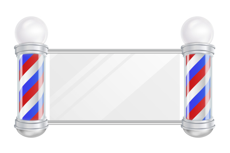 barber-shop-pole-vector-space-for-your-advertising-old-fashioned-vintage-silver-and-glass-barber-shop-pole