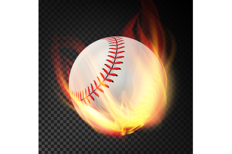 baseball-on-fire-burning-style