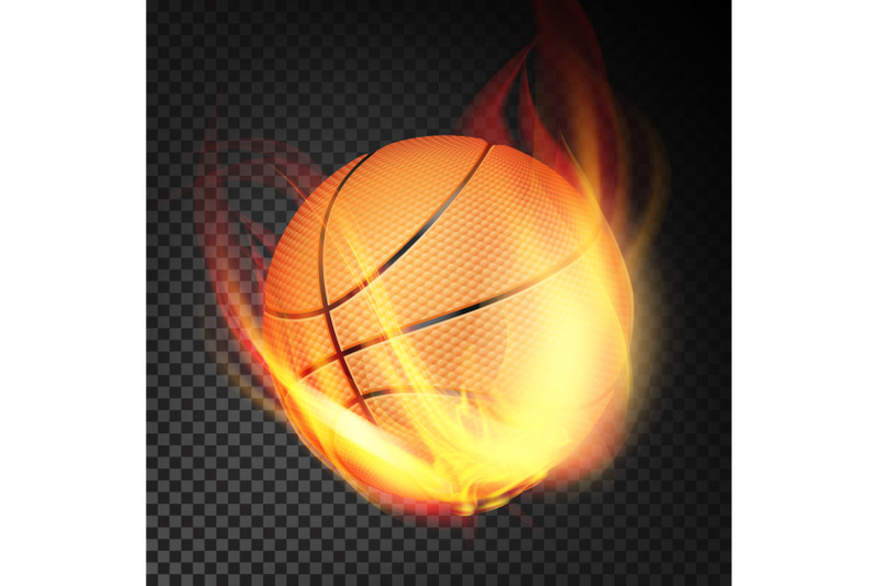 basketball-ball-vector-realistic-orange-basketball-ball-in-burning-style-isolated-on-transparent-background