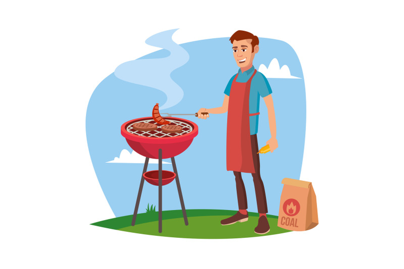 bbq-cooking-vector-classic-american-smiling-man-barbecuing-isolated-on-white-cartoon-character-illustration