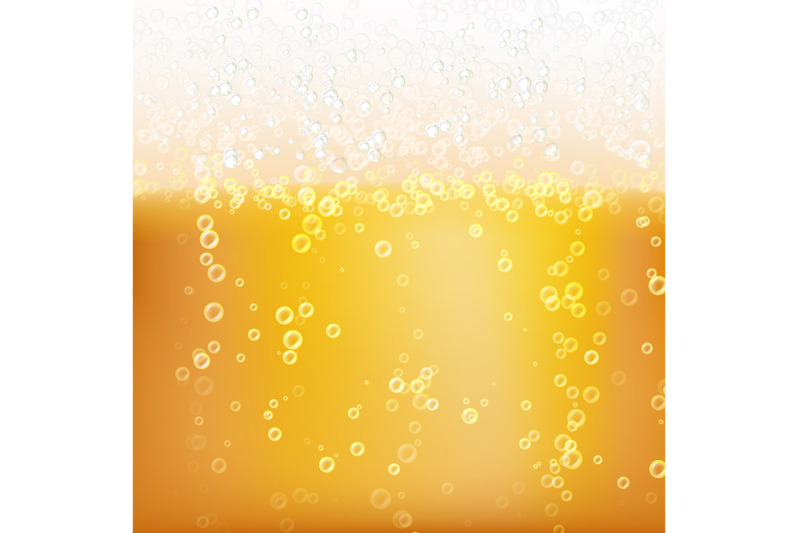 beer-background-texture-with-foam-and-vubbles-macro-of-frefreshing-beer-vector-illustration