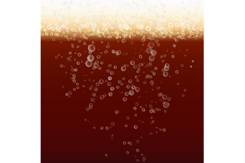 beer-foam-background-light-bright-bubble-and-liquid-vector-illustration