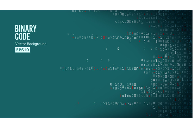 binary-code-background-vector-algorithm-binary-data-code-decryption-and-encoding-row-matrix