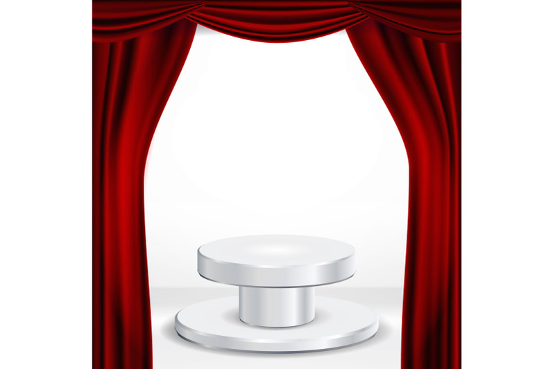 podium-under-red-theater-curtain-vector-ceremony-award-presentation-pedestal-for-winners-isolated-illustration