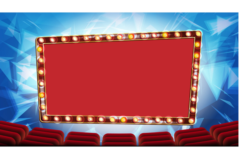 retro-cinema-banner-vector-light-bulbs-red-theater-curtain-silk-textile-shining-retro-light-banner-realistic-retro-illustration