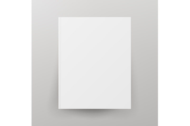 blank-book-cover-isolated-vector-illustration-isolated-on-gray-background-empty-white-mock-up-template-for-design