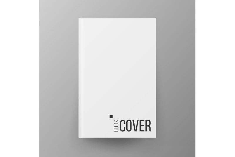 blank-book-cover-white-vector-realistic-illustration-isolated-on-gray-background-clean-white-mock-up-template-for-design