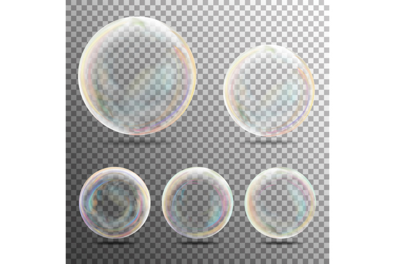 realistic-soap-bubbles-with-rainbow-reflection