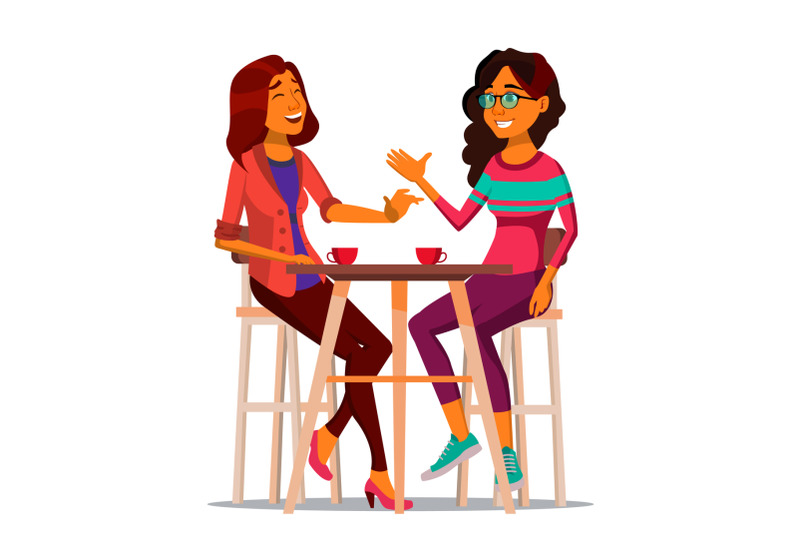 two-woman-friends-drinking-coffee-vector-best-friends-in-cafe-sitting-together-in-restaurant-communication-laughter-isolated-cartoon-illustration
