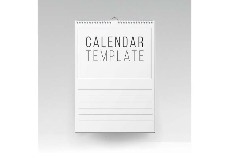 calendar-template-vector-realistic-calendar-blank-hanging-on-a-wall-empty-mock-up-vector-illustration