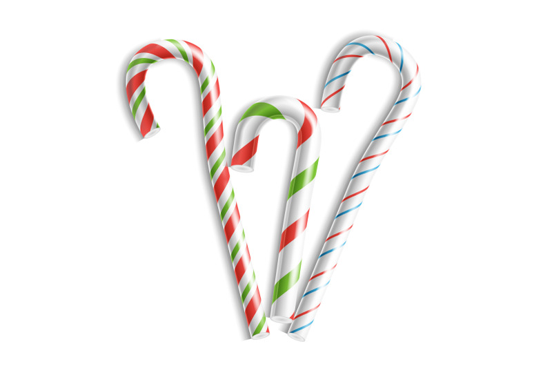 3d-xmas-candy-cane-set-vector-isolated-on-white-for-christmas-card-and-new-year-design-realistic-illustration