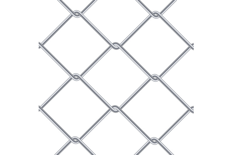 chain-link-fence-background-industrial-style-wallpaper-realistic-geometric-texture-steel-wire-wall-isolated-on-white-vector-illustration