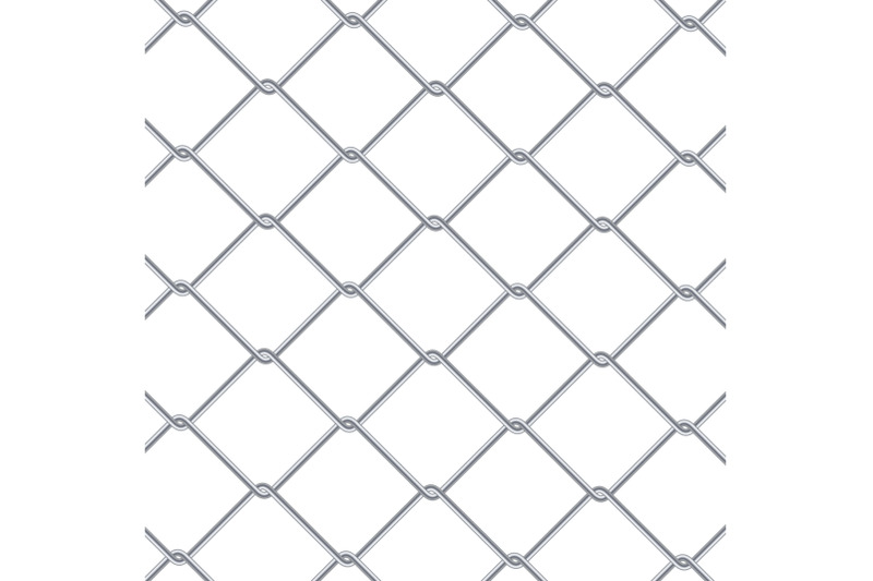 chain-link-fence-background-industrial-style-wallpaper-realistic-geometric-texture-steel-wire-wall-isolated-on-white-vector-illustration