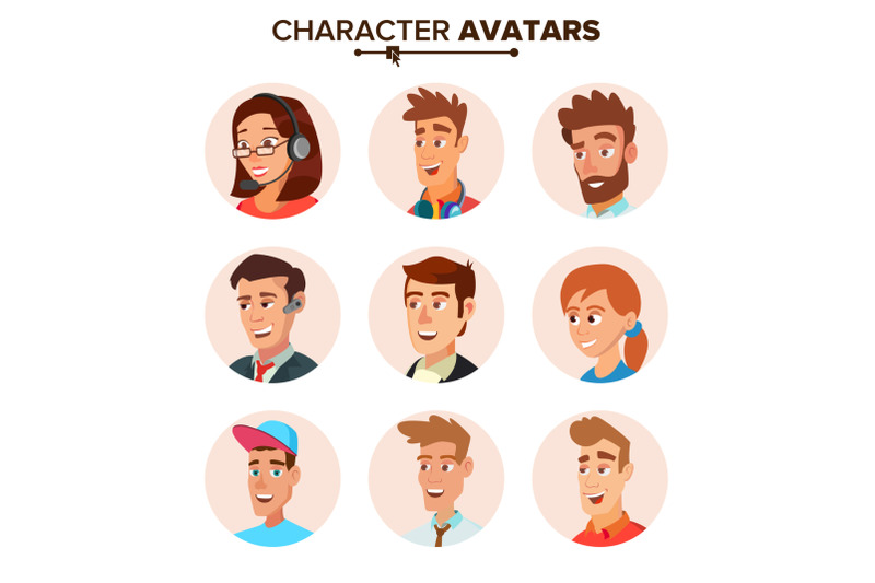 people-characters-avatars-set-vector-cartoon-flat-isolated-illustration