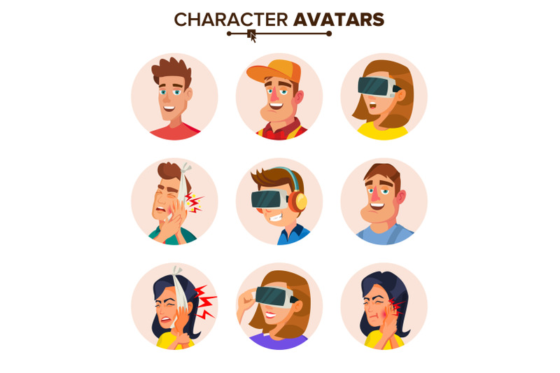 people-characters-avatars-set-vector-cartoon-flat-isolated-illustration
