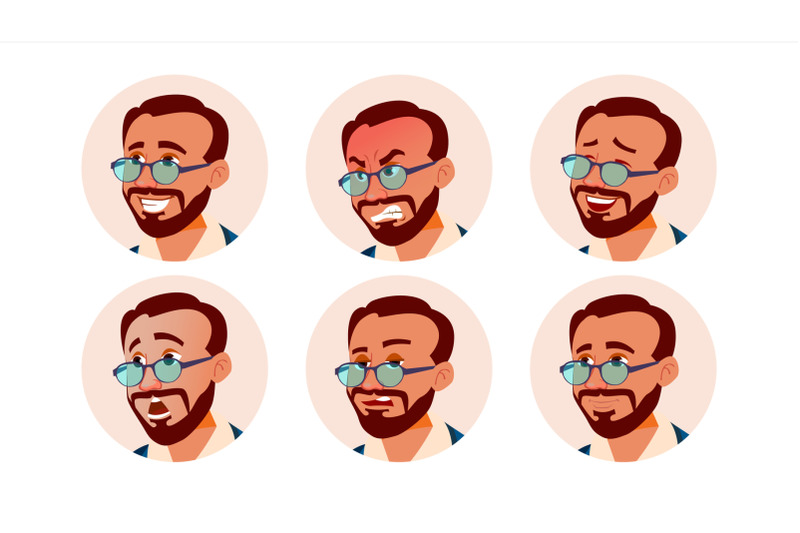 avatar-icon-man-vector-turkish-turk-human-emotions-anonymous-male-various-expression-various-head-isolated-cartoon-character-illustration