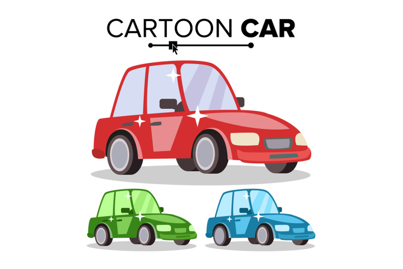 cartoon-car-vector-reg-green-blue-flat-style-isolated-on-white-illustration