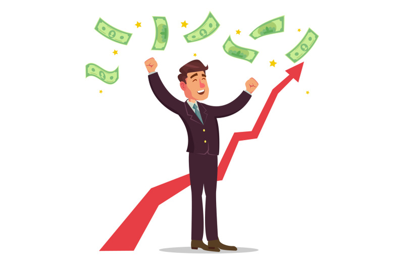 happy-businessman-vector-money-bills-falling-office-worker-getting-a-lot-of-money-poster-with-winner-cheerful-manager-isolated-character-cartoon-illustration