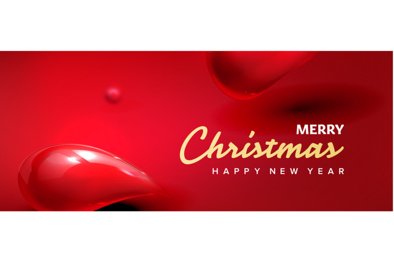 christmas-banner-vector-header-red-horizontal-background-illustration