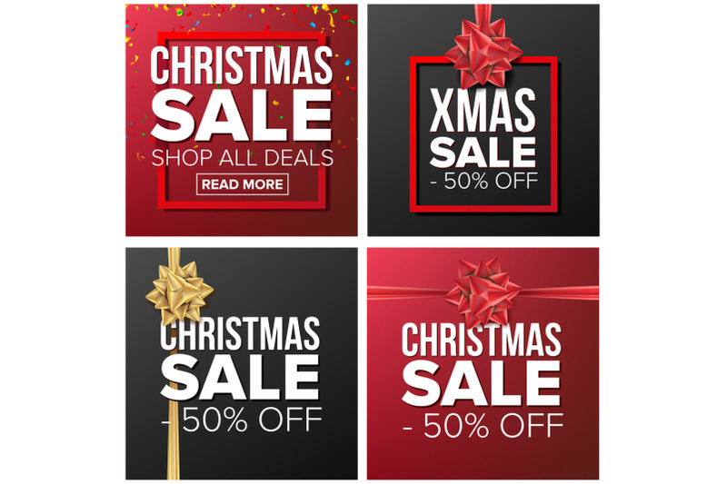 christmas-sale-banner-set-vector-cartoon-business-brochure-illustration-december-mega-sale-design-concept-template-design-for-holidays-xmas-sale-brochure-poster-discount-offer-advertising