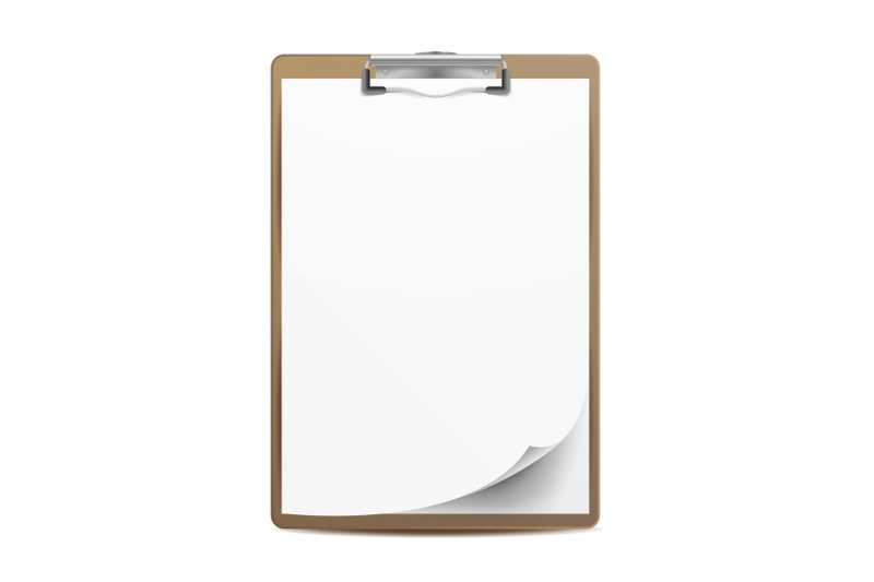 clipboard-vector-a4-size-top-view-blank-sheet-of-paper-isolated-on-white-background-illustration