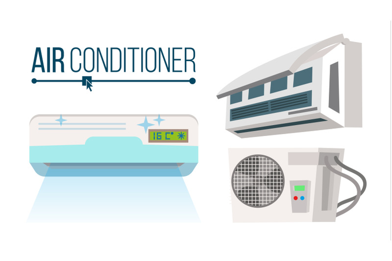 air-conditioner-set-vector-different-types-office-home-conditioner-system-indoors-outdoors-cartoon-flat-isolated-illustration