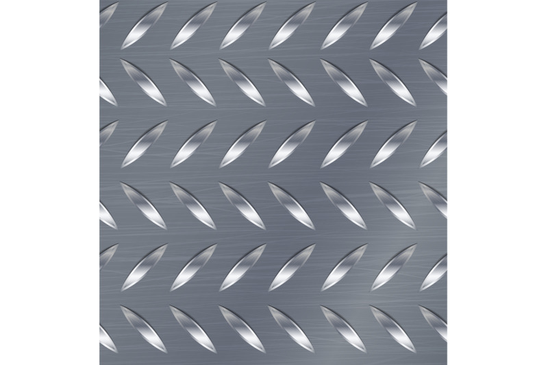 diamond-metal-plate-seamless-vector-pattern-corrugated-aluminum-sheet-metal-seamless-background-vector-illustration