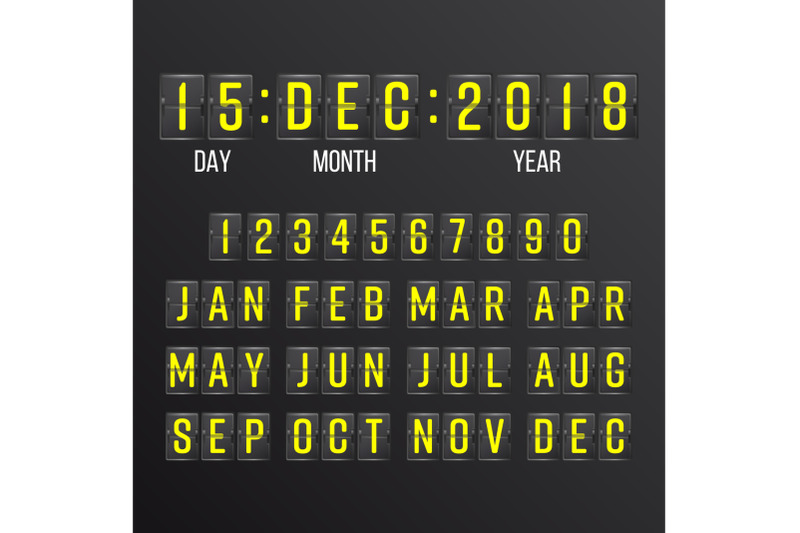 flip-countdown-timer-vector-black-flip-scoreboard-digital-calendar-years-months-days