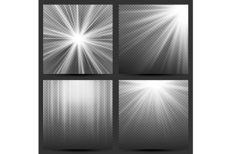light-beam-rays-vector-set