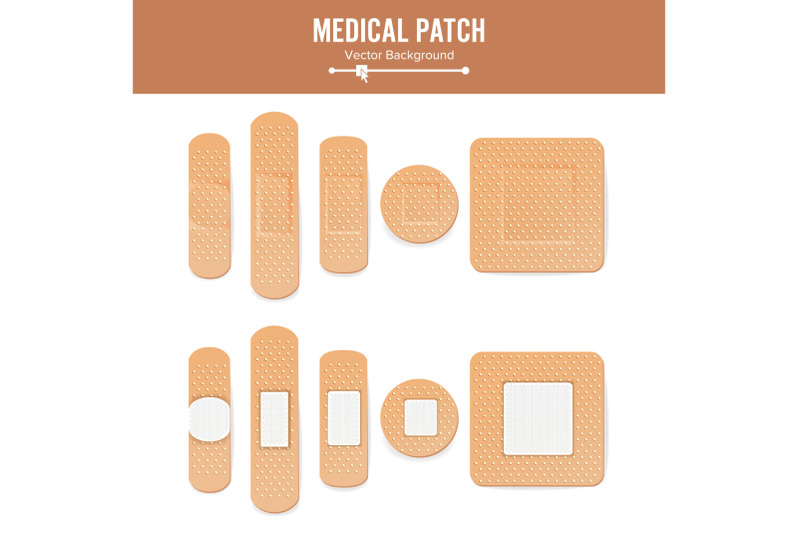 medical-patch-vector-two-sides
