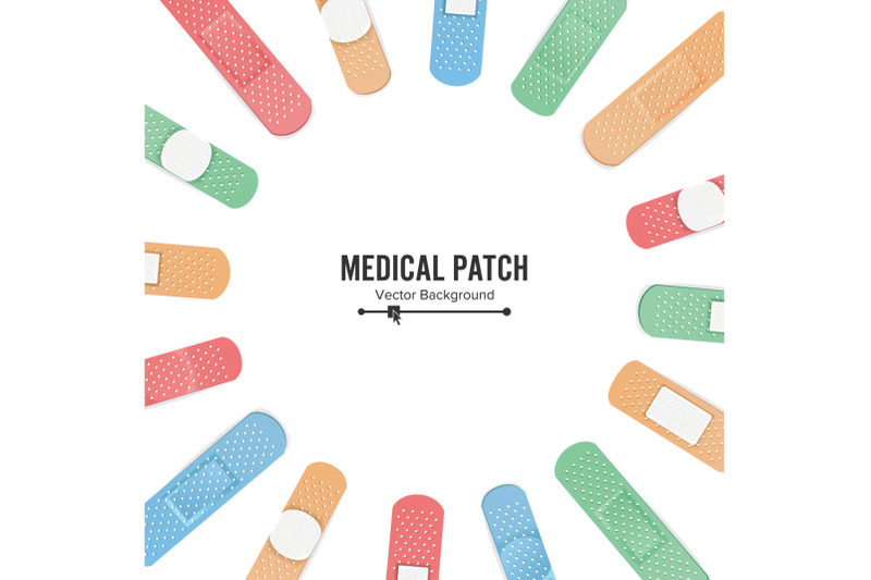 medical-patch-vector-first-aid-band-plaster-strip-medical-patch-icon-set-two-sides-different-plasters-types-realistic-illustration-isolated-on-white-background