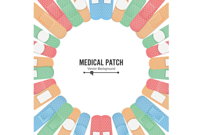 medical-patch-vector-first-aid-band-plaster-strip-medical-patch-icon-set-two-sides-different-plasters-types-realistic-illustration-isolated-on-white-background