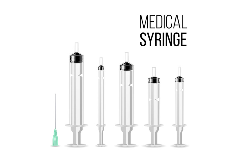 vector-plastic-medical-syringe-isolated-3d-realistic-illustration