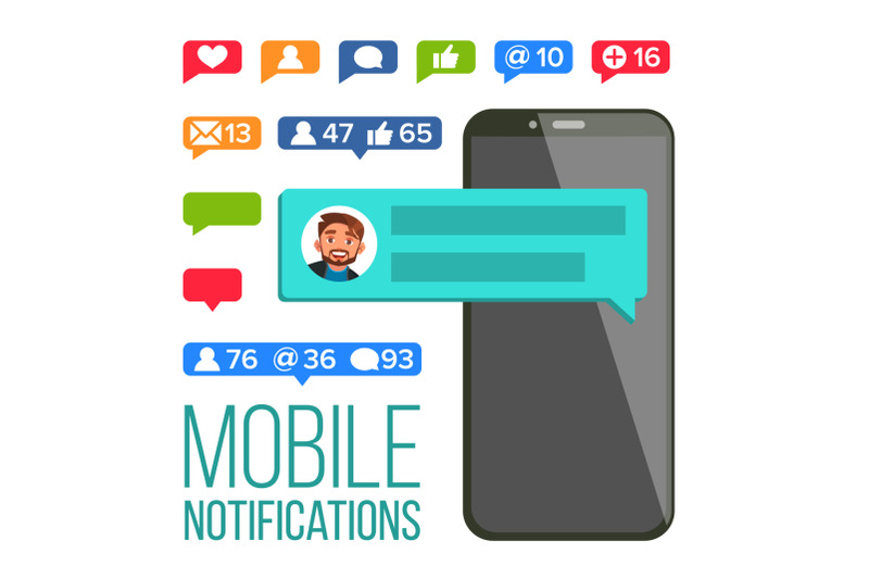 chat-notification-vector-mobile-phone-messages-likes-e-mail-bubbles-web-online-talking-dialog-speak-conversation-chatting-flat-isolated-illustration