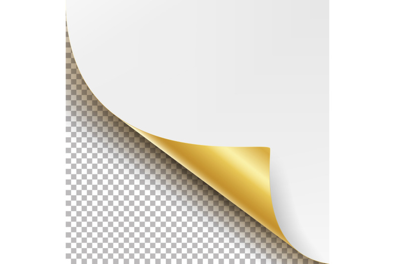 curled-golden-metalic-corner-vector-white-paper-with-shadow-mock-up-close-up-isolated-on-transparent-background