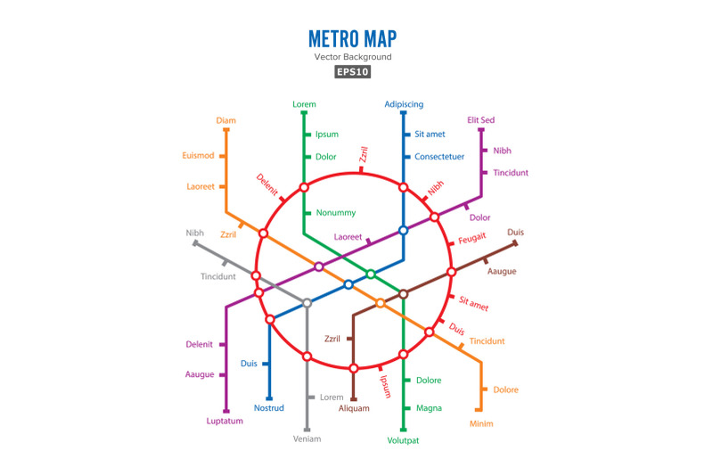 metro-map-vector