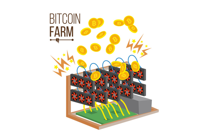 bitcoin-farm-vector-cryptocurrency-mining-farm-video-card-mining-virtual-gold-coins-digital-currency-concept-exchange-service-data-storage-isolated-flat-cartoon-illustration