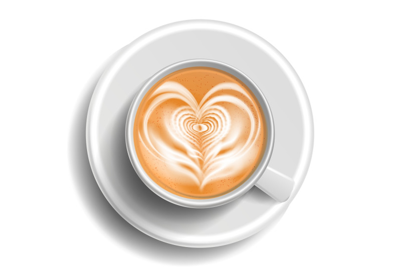 coffee-art-cup-vector-top-view-heart-hot-cappuchino-coffee-white-mug-illustration