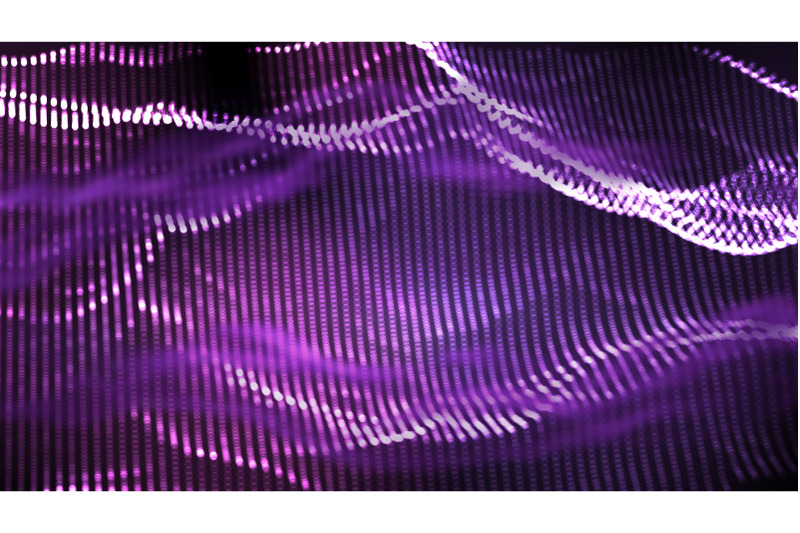 music-background-vector-signal-grid-fractal-beat-3d-illustration