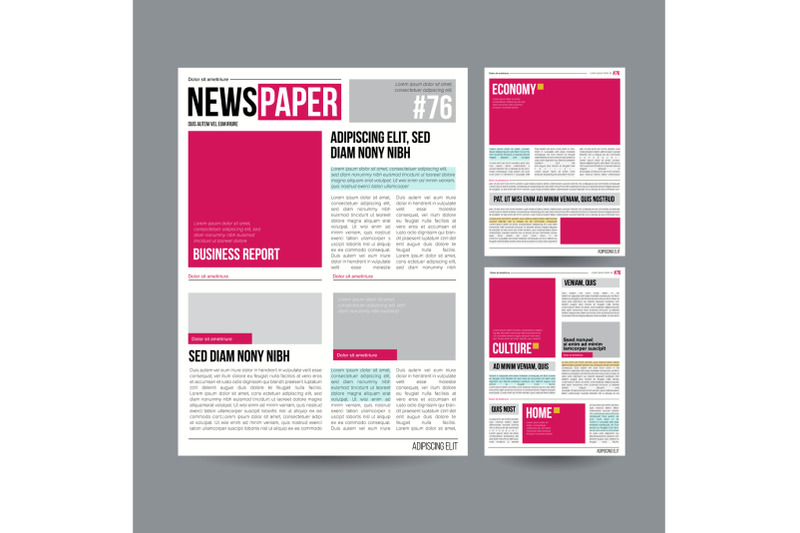 tabloid-newspaper-design-template-vector-images-articles-business-information-daily-newspaper-journal-design-illustration