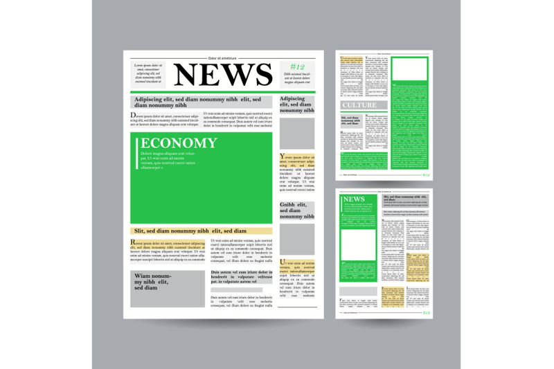 newspaper-design-template-vector-financial-articles-advertising-business-information-world-news-economy-headlines-blank-spaces-for-images-isolated-illustration