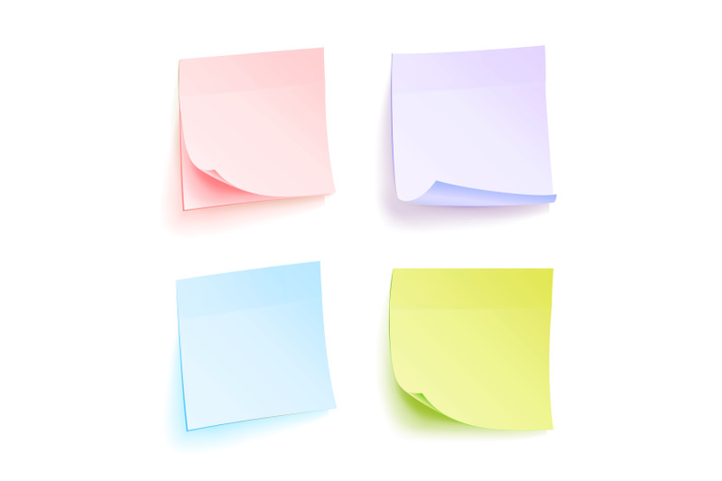 paper-work-notes-isolated-vector-set-of-color-sheets-of-note-papers-four-bright-sticky-notes