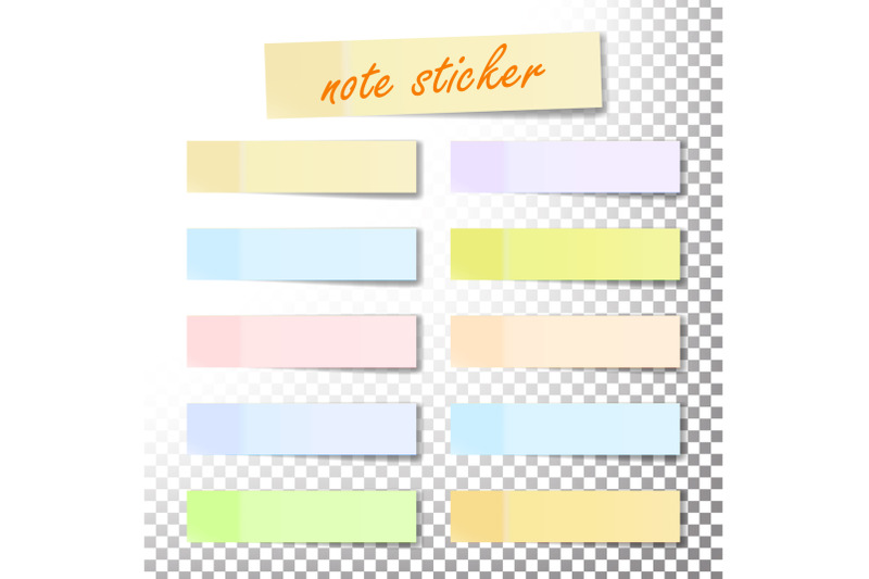 post-note-sticker-vector-paper-sticky-tape-with-shadow-adhesive-office-paper-tape-isolated-realistic-illustration