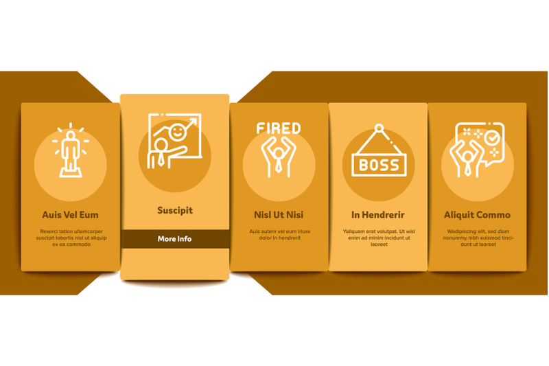 boss-leader-company-onboarding-elements-icons-set-vector