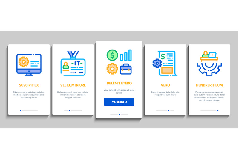 it-manager-developer-onboarding-elements-icons-set-vector