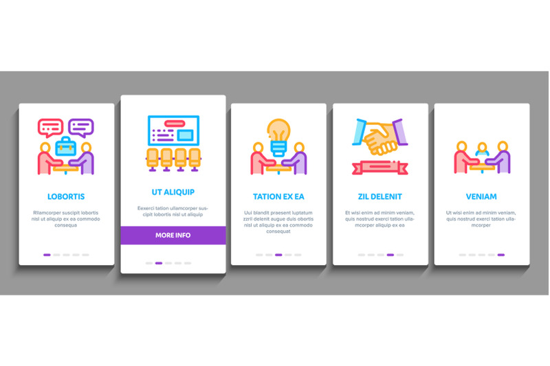 business-meeting-onboarding-elements-icons-set-vector