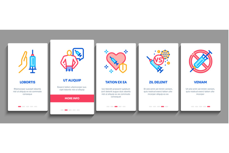 vaccination-syringe-onboarding-elements-icons-set-vector