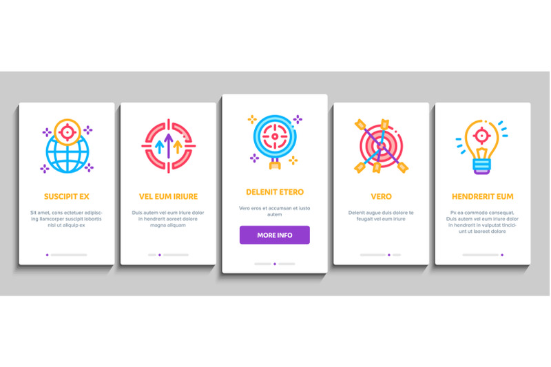 goal-target-purpose-onboarding-elements-icons-set-vector