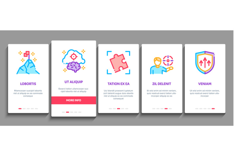 goal-target-purpose-onboarding-elements-icons-set-vector