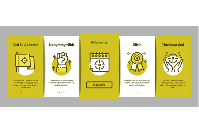 goal-target-purpose-onboarding-elements-icons-set-vector